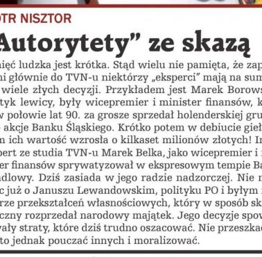 "Prywatyzacja" majątu narodowego, Lewandowski, Borowski ...