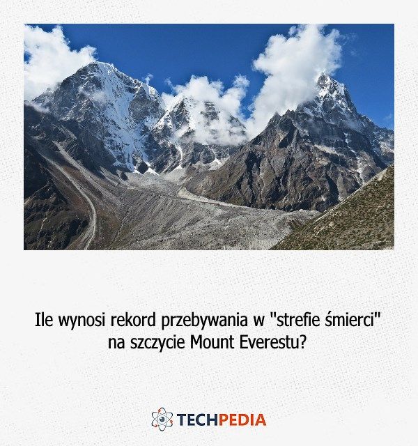 Ile wynosi rekord przebywania w strefie śmierci na szczycie Mount Everestu?
