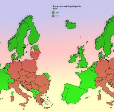 Legalność związków jednopłciowych w Europie, 2016