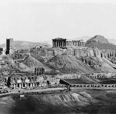 Akropol ateński w 1850 roku