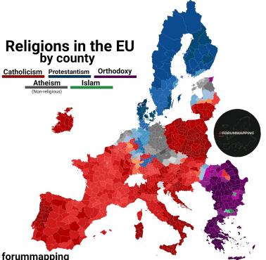 Dominujące religie w Europie
