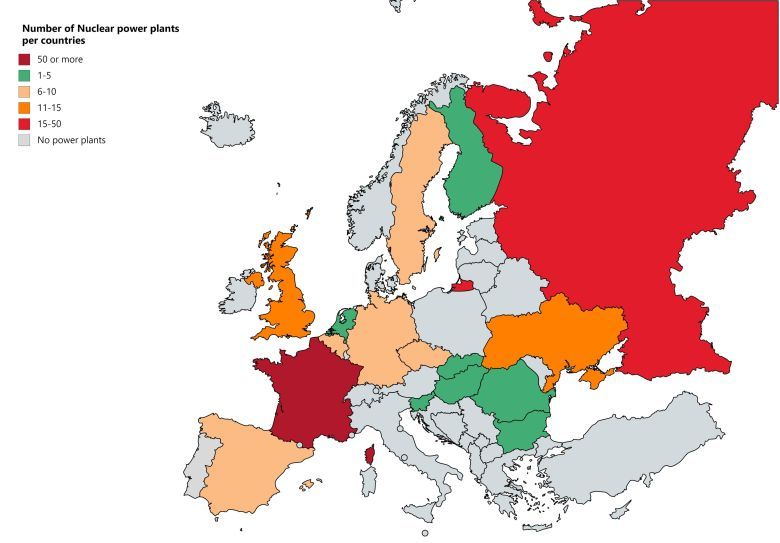 Siłownie nuklearne w Europie