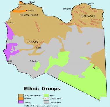 Grupy etniczne Libii