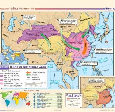 Chiny w latach 618-1279 i w czasie panowania dynastii Ming 1368-1644