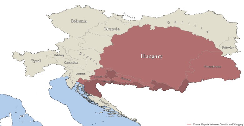 Cesarstwo Austro-Węgierskie w 1867 r.