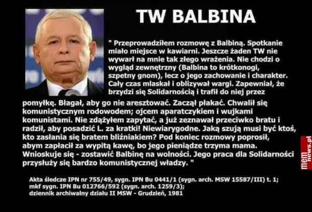 Przykład sztucznie stworzonego FakeNewsa na potrzeby propagandy. Wojna informacyjna - Jarosław Kaczyński