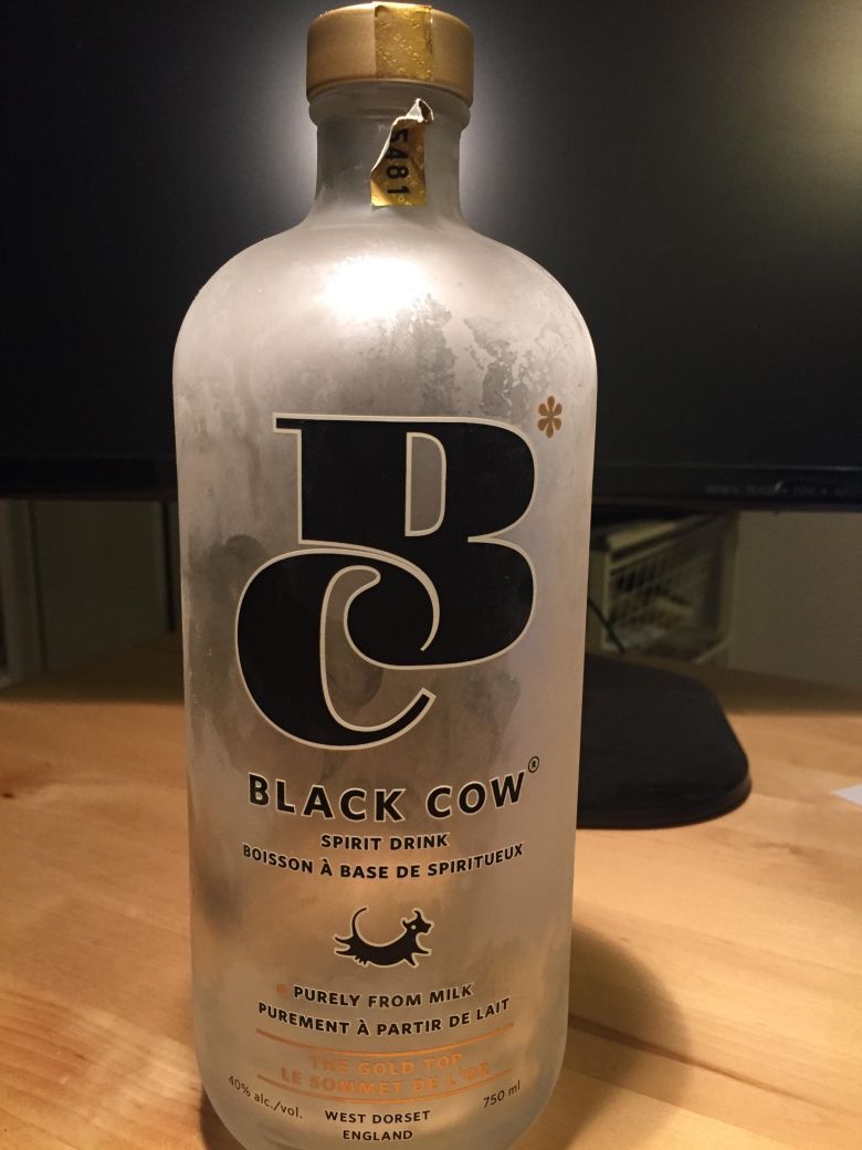 Black cow, to jedyna wódka na świecie robiona na bazie krowiego mleka