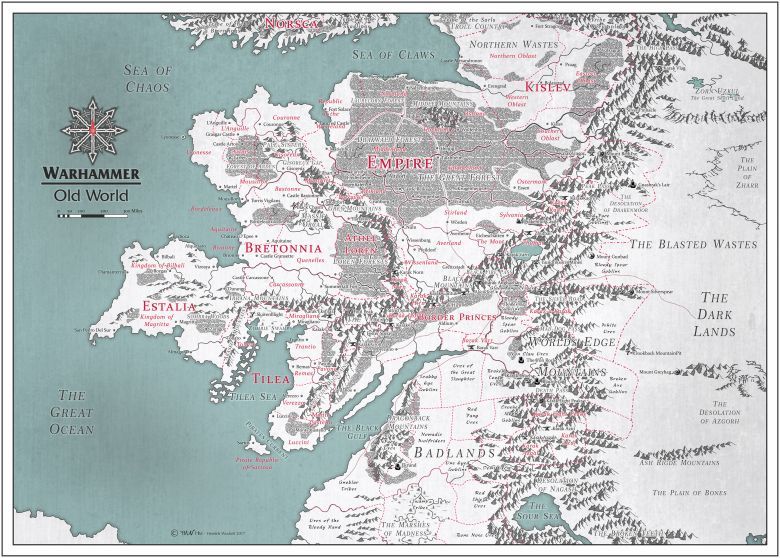 Mapa z gry Warhammer