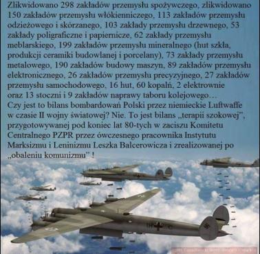 Zakłady przemysłowe, które działały w 1988, a dzięki reformie Balcerowicza zostały zlikwidowane