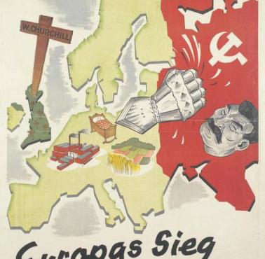 Niemiecki plakat propagandowy z II wojny światowej