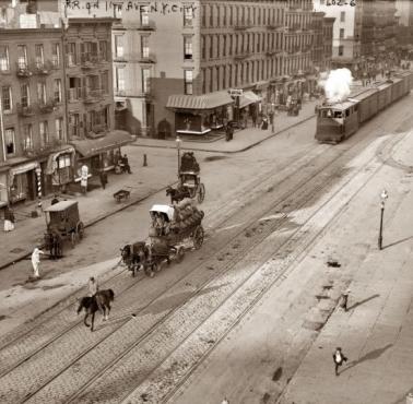 11. Aleja (znana również jako Death Avenue), Nowy Jork, 1910