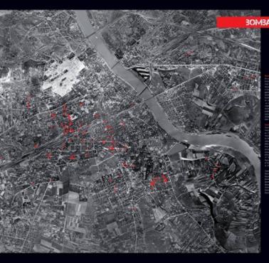 Z 1 na 2 IX 1942 sowieci zbombardowali Warszawę–spadło ok. 300 bomb. Nalot przyniósł poważne zniszczenia