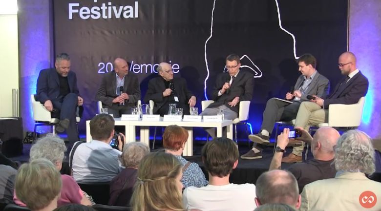 Wykład Zaciekawienie czy olśnienie? prof. Michał Heller, prof. Bartosz Brożek, prof. Jan Kozłowski, prof. Krzysztof Meissner