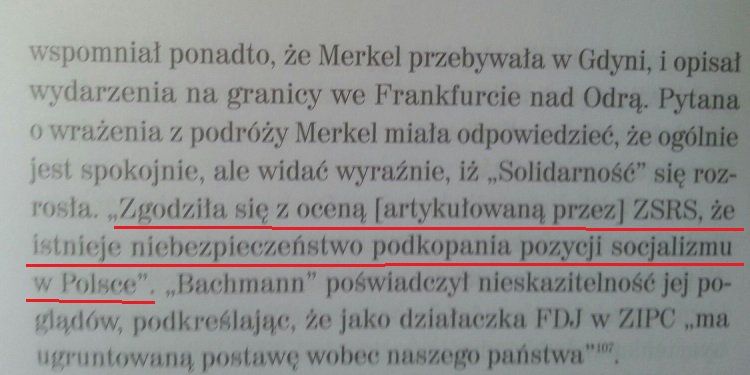 Angela Merkel była zafascynowana Solidarnością?, fragment książki Pierwsze życie Angeli M