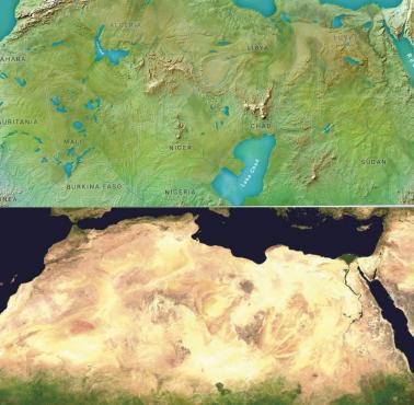 Pustynia Sahara 6000 lat temu