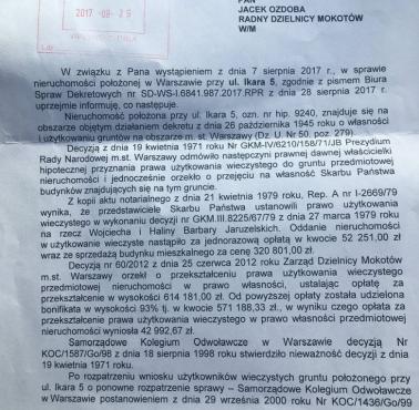 Urzędnicy Hanny Gronkiewicz Waltz oddali Jaruzelskiemu wille na Ikara za bezcen. 500 tys. zł specjalnej bonifikaty