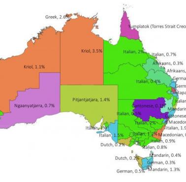 Najpopularniejszy język, po angielskim, w Australii