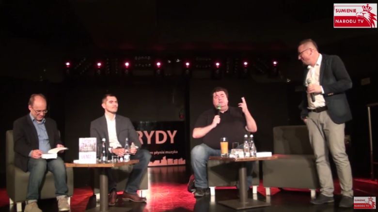 Prof. Stanisław Żerko, Piotr Zychowicz, Piotr Semka, dyskusję Niemcy prowadzi historyk dr Piotr Dmitrowicz