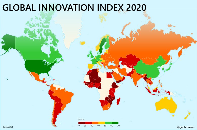 Globalny raport innowacyjności, 2020