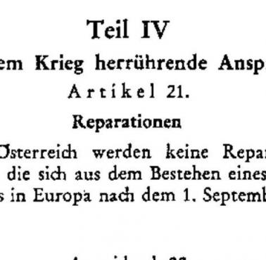 Reparacje od Austrii - 4 mocarstwa, w tym ZSRS, zrzekły się ich w umowie z 1955 r. Polska nie była stroną tej umowy