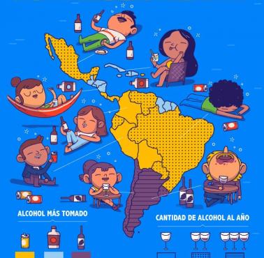 Konsumpcja alkoholu w Ameryce Południowej 