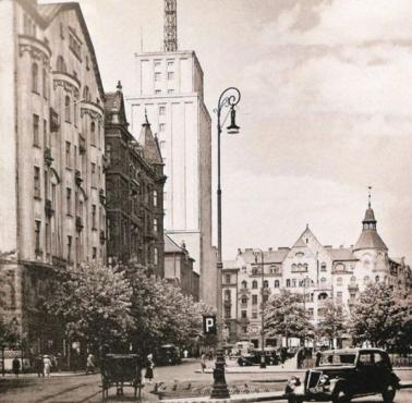 Pierwszy w Europie nadajnik telewizyjny, wieżowiec Prudential, W-wa, 1936