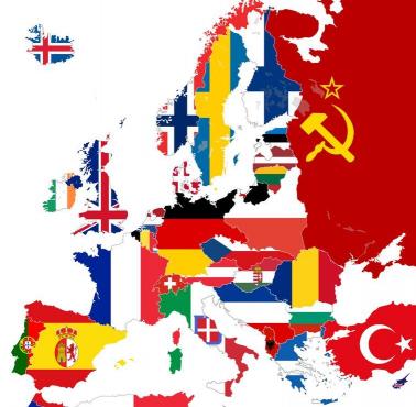Flagi europejskich państw w 1930 roku