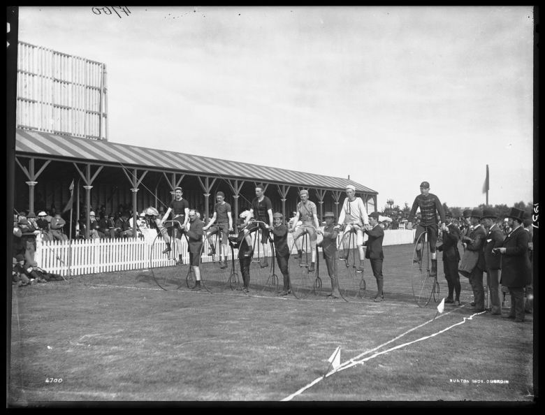 Wyścigi rowerowe, Dunedin, New Zealand, 1888