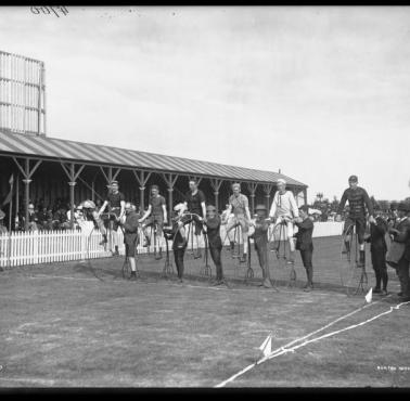 Wyścigi rowerowe, Dunedin, New Zealand, 1888