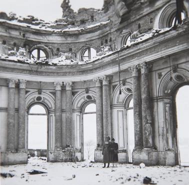 II wojna światowa, ruiny Sali Balowej Zamku Królewskiego w Warszawie, 1942