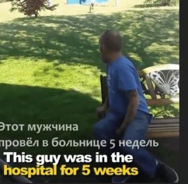 Mężczyzna pojawił się w domu po pięciu tygodniach przebywania w szpitalu. Pies miał problem z rozpoznaniem .... (wideo)