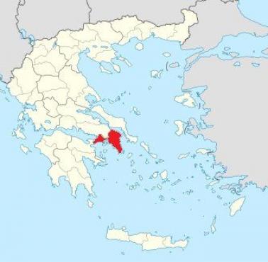 40 proc. Greków mieszka na zaznaczonym na czerwono obszarze