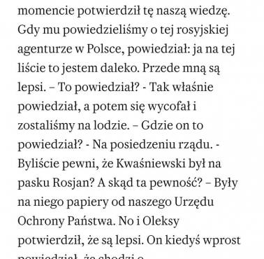 Lech Wałęsa o Aleksandrze Kwaśniewskim