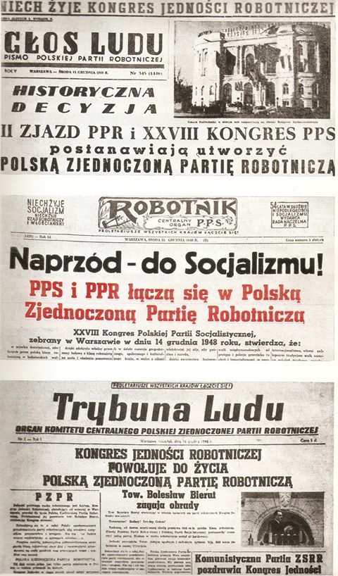 Tytuły prasowe z grudnia 1948 roku