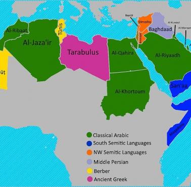 Lingwistyczne pochodzenie stolic państw Ligi Arabskiej