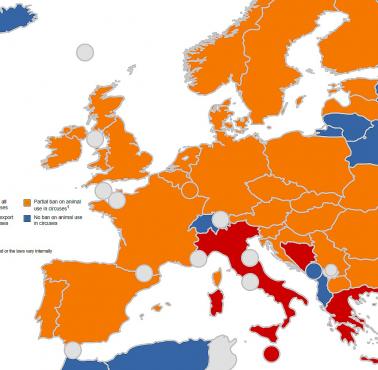 Europejskie przepisy dotyczące wykorzystywania zwierząt w cyrkach