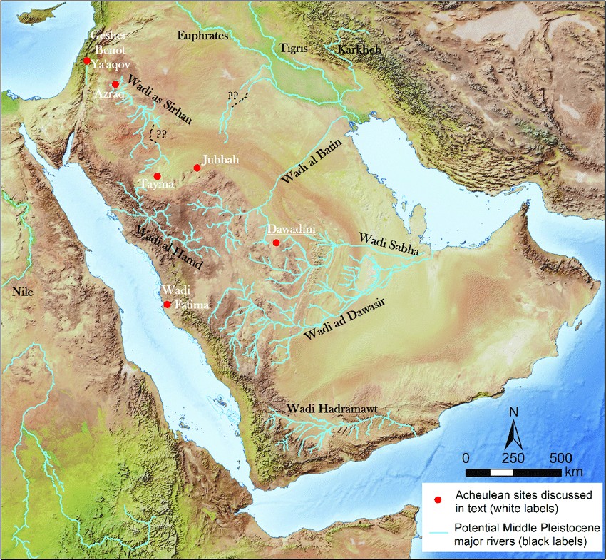 Starożytne rzeki Półwyspu Arabskiego