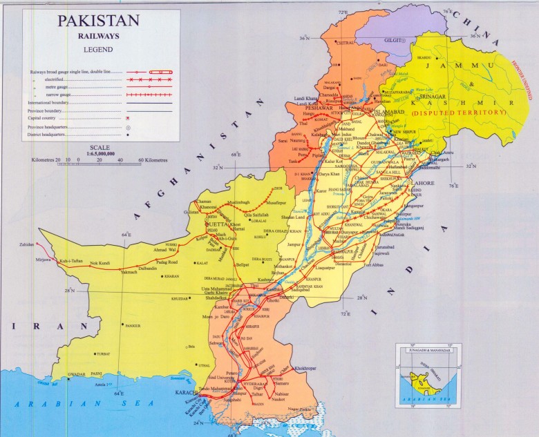 Sieć kolejowa Pakistanu