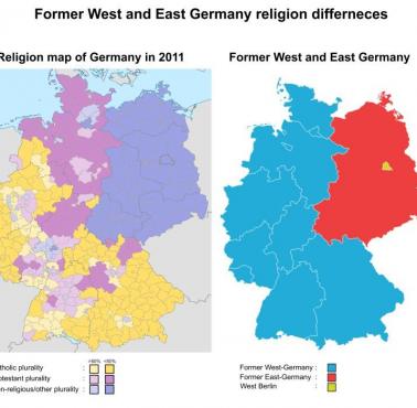 Różnice religijne RFN i NRD