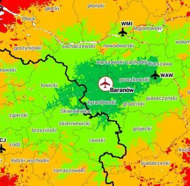 Centralny Port Komunikacyjny powstanie w Baranowie nieopodal Grodziska Mazowieckiego