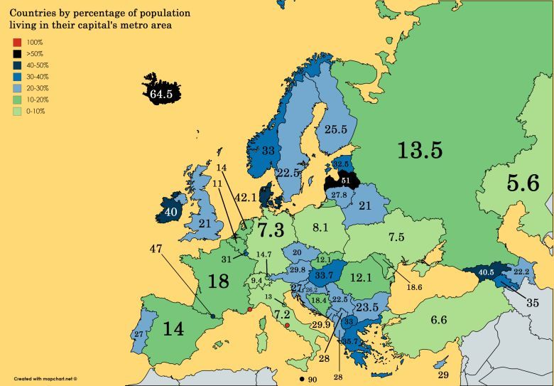 Procent mieszkańców danego europejskiego państwa, która ma możliwość korzystania z metra