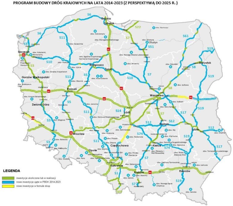 Polska infrastruktura drogowa w 2023-2025 roku