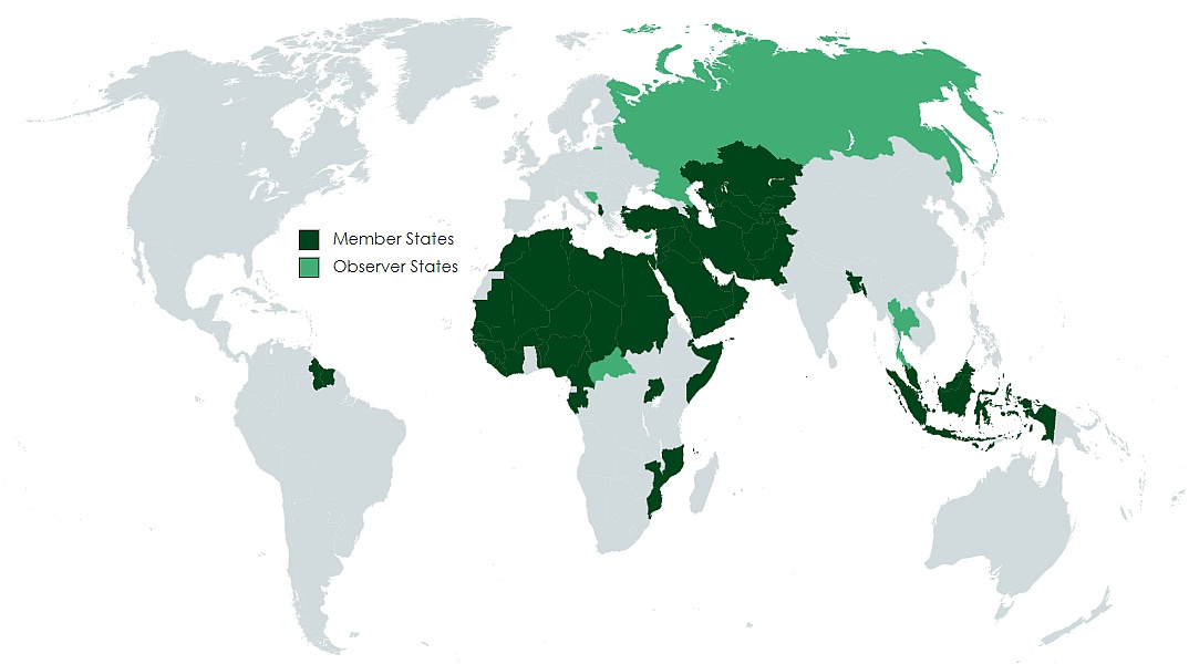 Organizacja Współpracy Islamskiej (Organisation of Islamic Cooperation, OIC) - członkowie i obserwatorzy