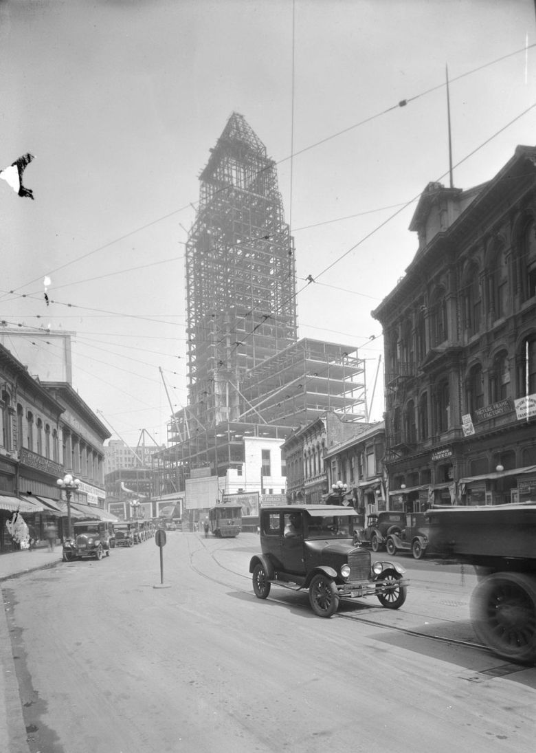Budowa ratusza w Los Angeles, 1927