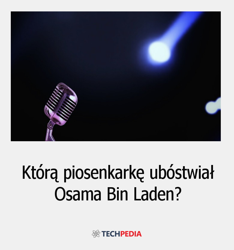 Którą piosenkarkę ubóstwiał Osama Bin Laden?