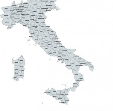 Najbardziej popularne nazwiska w poszczególnych regionach Włoch