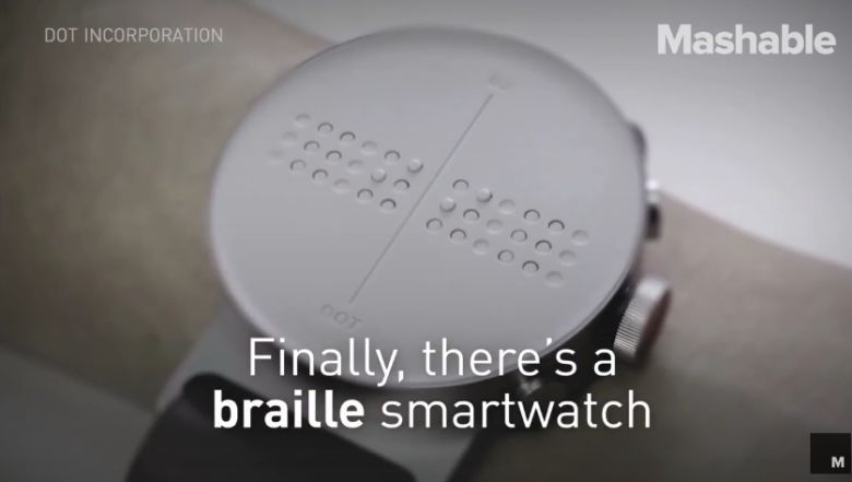 Smartwatch, który umożliwia niewidomym odczyt informacji za pomocą alfabetu Braille’a (wideo HD)