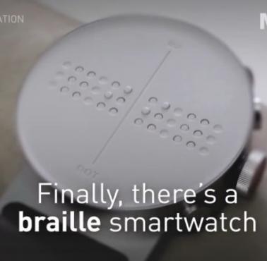 Smartwatch, który umożliwia niewidomym odczyt informacji za pomocą alfabetu Braille’a (wideo HD)