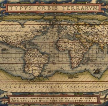 Mapa świata wykonana w 1500 roku