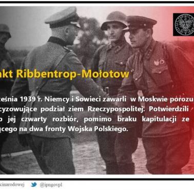 IV rozbiór Polski pomiędzy państwami rozpoczynającymi II wojnę światową - Rosję i Niemcy, 1939
